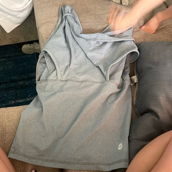 Heather blue/gray nesting days tank - Picture 2 of 3